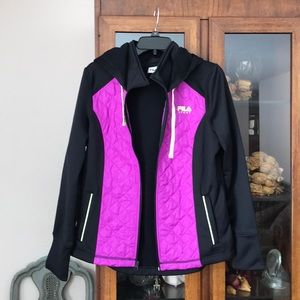 Fila sport zip up sweatshirt